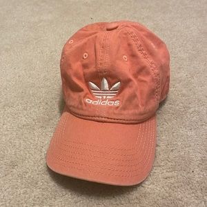 Pink adidas adjustable hat